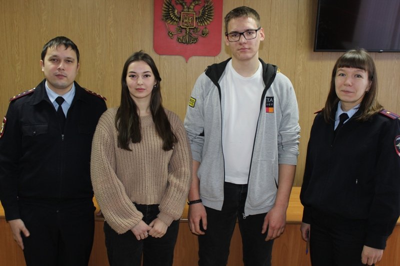 В Верещагино студенты техникума прошли преддипломную практику в территориальном отделе внутренних дел